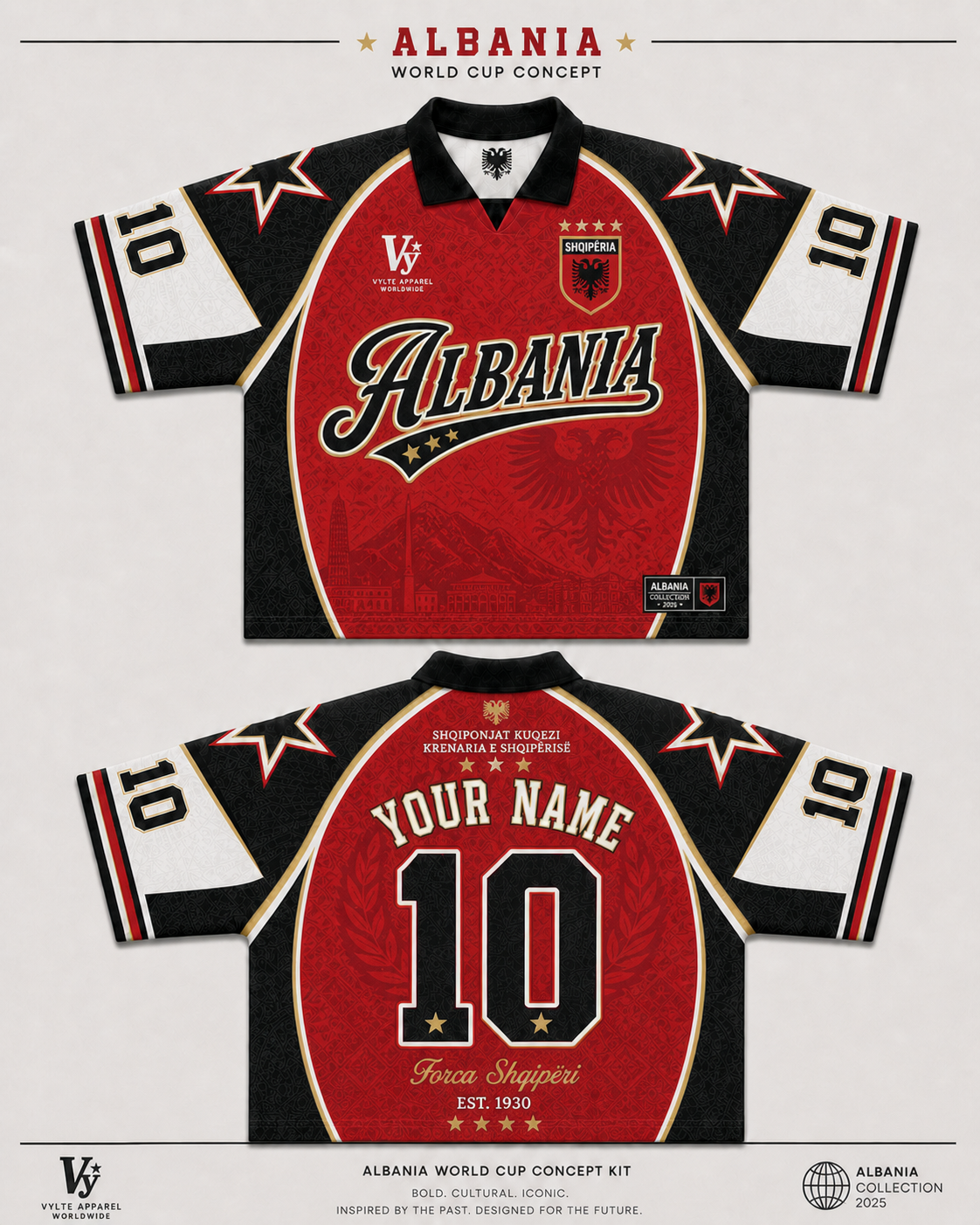 Vylte Albania Retro Jersey