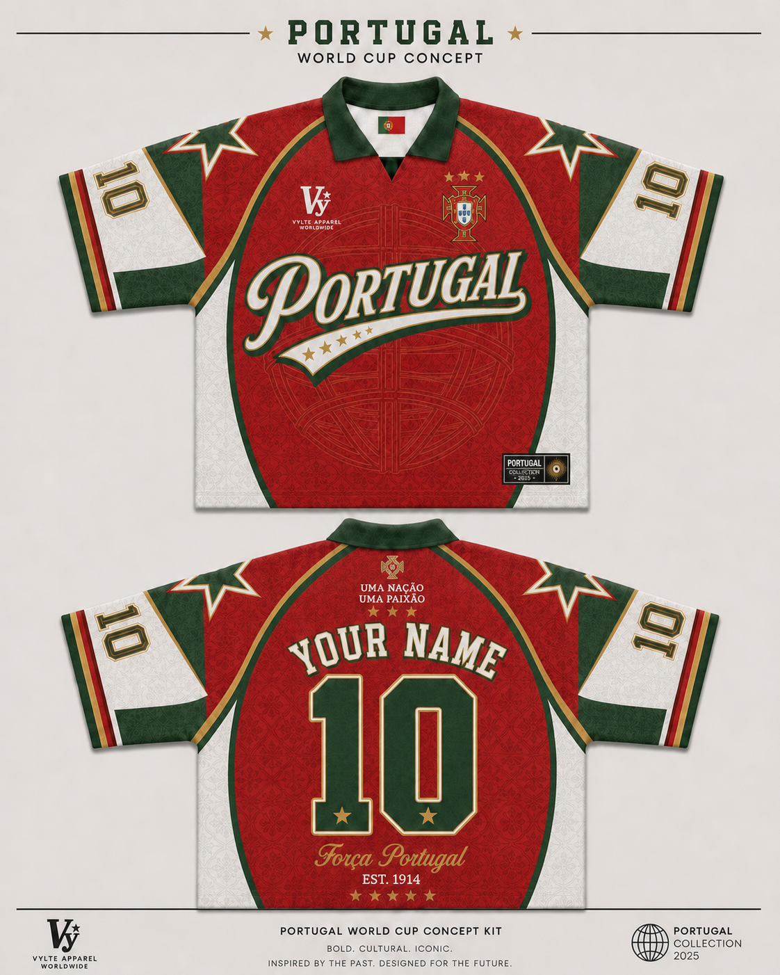 Vylte Portugal Retro Jersey