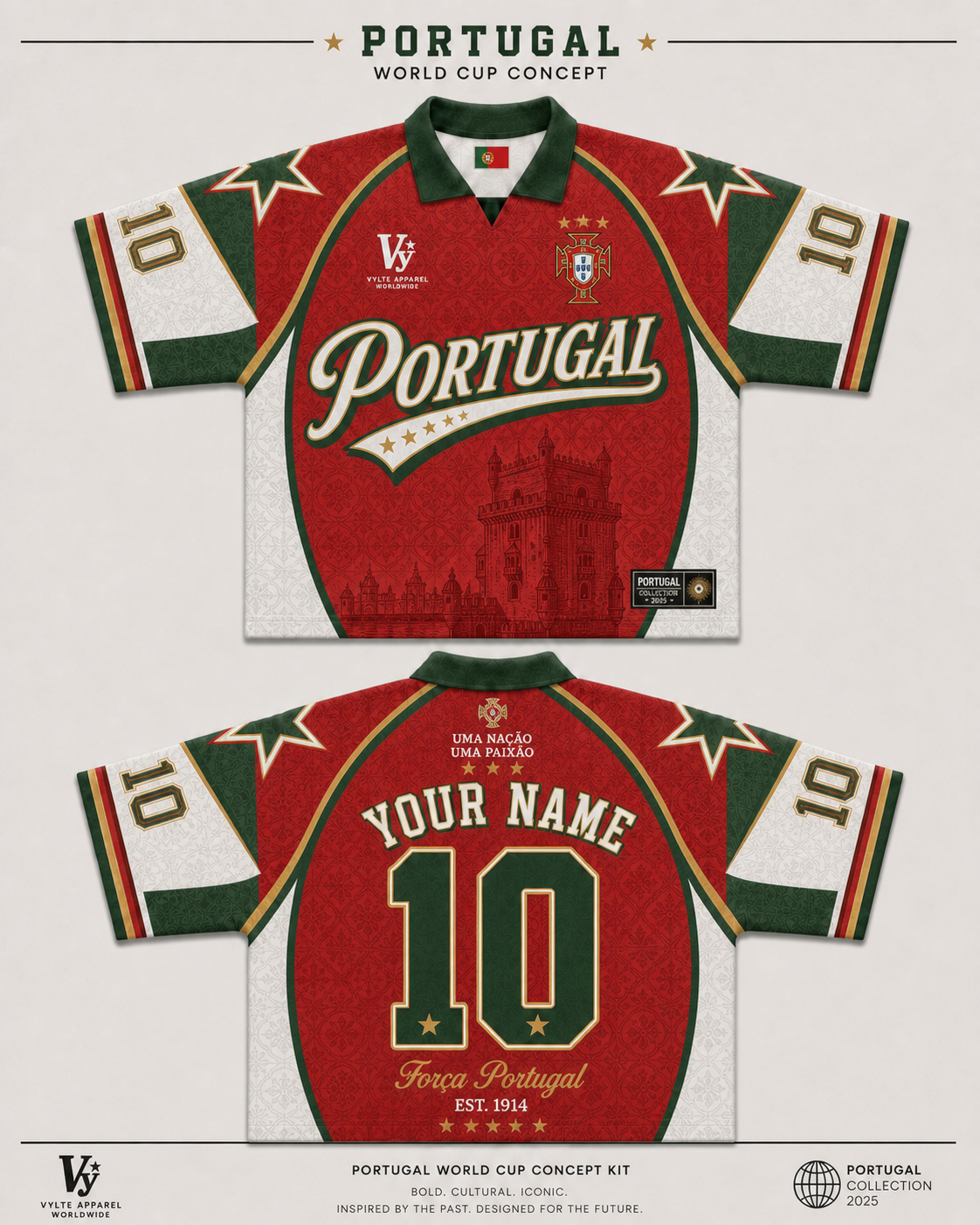 Vylte Portugal Retro Jersey