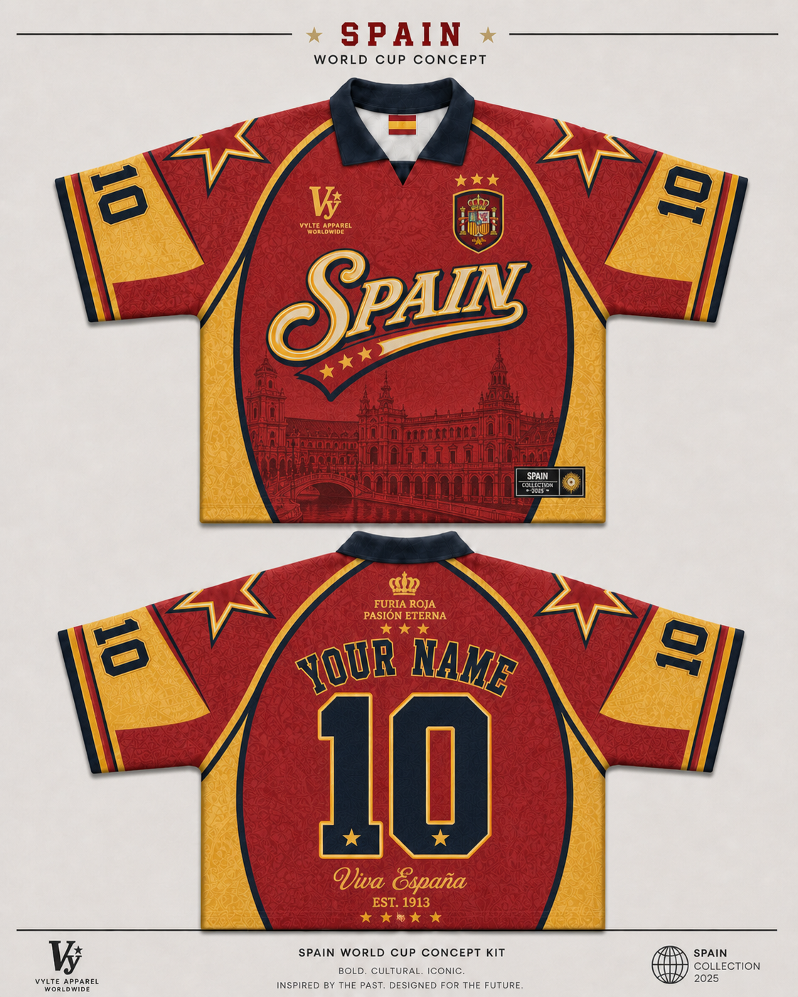 Vylte Spain Retro Jersey